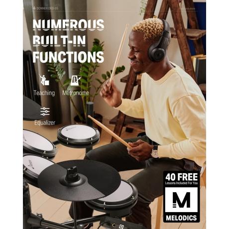 Donner DED-95 Elektro Davul<br>Fotoğraf: 2/7