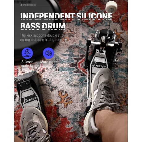 Donner DED-95 Elektro Davul<br>Fotoğraf: 6/7