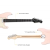 Donner Designer Series DST-200P Elektro Gitar Paketi (Pembe)<br>Fotoğraf: 4/6