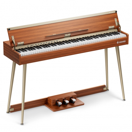 Donner DHP-300 Pro Dijital Piyano (Retro Wood)<br>Fotoğraf: 6/6