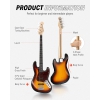 Donner DJB-510D JB-Style Bas Gitar (Sunburst)<br>Fotoğraf: 5/8