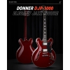 Donner DJP-1000 Semi-Hollow Elektro Gitar (Kırmızı)<br>Fotoğraf: 3/8