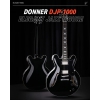 Donner DJP-1000 Semi-Hollow Elektro Gitar (Siyah)<br>Fotoğraf: 2/7