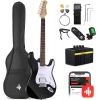 Donner DST-100B Elektro Gitar Seti (Siyah)<br>Fotoğraf: 1/1