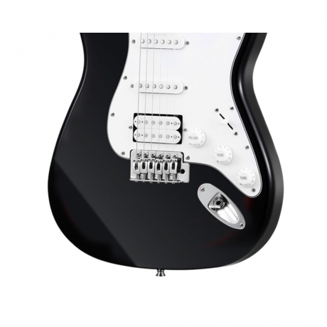 Donner DST-100B Elektro Gitar (Siyah)<br>Fotoğraf: 3/6