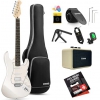 Donner DST-152 Full-Size ST Elektro Gitar Seti (Beyaz)<br>Fotoğraf: 1/6