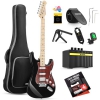 Donner DST-152 Full-Size ST Elektro Gitar Seti (Siyah)<br>Fotoğraf: 1/1