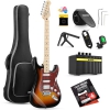 Donner DST-152 Full-Size ST Elektro Gitar Seti (Sunburst)<br>Fotoğraf: 1/6