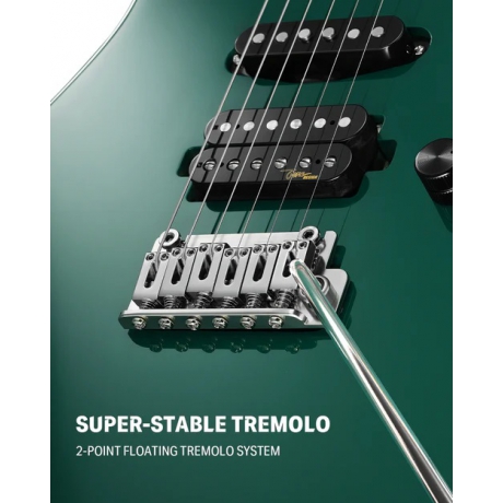 Donner DST-700 Elektro Gitar (Yeşil)<br>Fotoğraf: 5/7