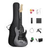 Donner DST-80 ST Elektro Gitar Seti (Matton Black)<br>Fotoğraf: 1/6
