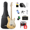 Donner DST Seeker Deluxe Amfili Elektro Gitar Seti (Vintage Yellow), Fotoğraf: 1/3