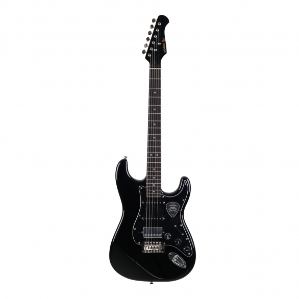 Donner DST Seeker Deluxe HSS Elektro Gitar (Siyah), Fotoğraf: 1/4