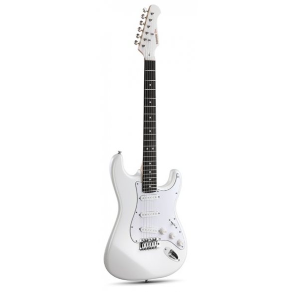 Donner DST Seeker Deluxe SSS Elektro Gitar (Beyaz), Fotoğraf: 1/2