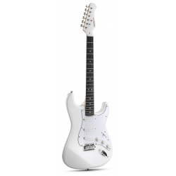Donner DST Seeker Deluxe SSS Elektro Gitar (Beyaz)