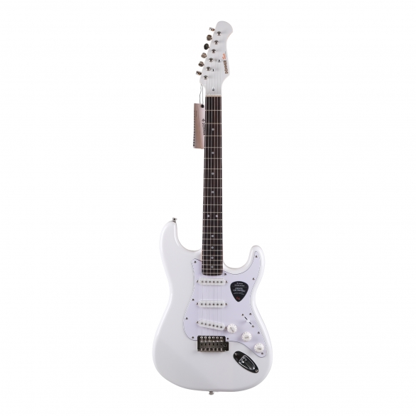 Donner DST Seeker Deluxe SSS Elektro Gitar (Beyaz), Fotoğraf: 1/4
