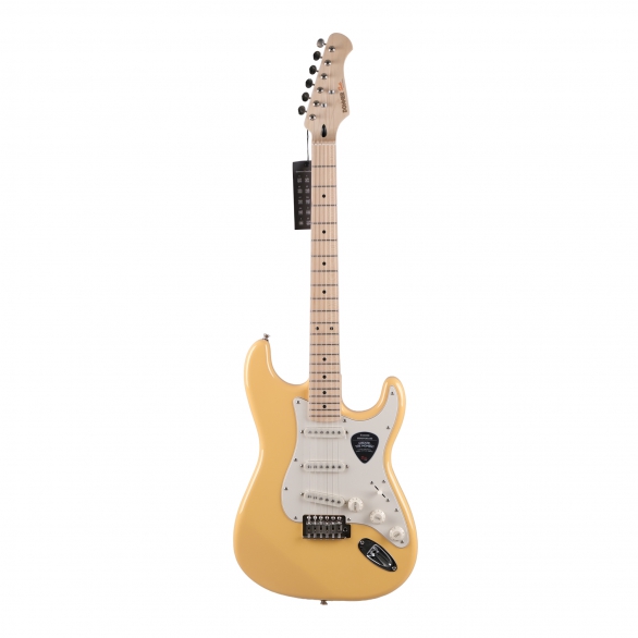 Donner DST Seeker Deluxe SSS Elektro Gitar (Vintage Yellow), Fotoğraf: 1/4