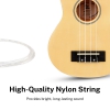Donner DUS-10N Soprano Ukulele Seti (Natural)<br>Fotoğraf: 3/6
