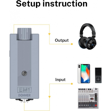 Donner EC1301 EM1 Kulaklık Amfisi<br>Fotoğraf: 2/7