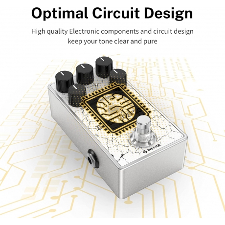 Donner EC1336 Dark Horizon High Gain Distortion Pedalı<br>Fotoğraf: 4/5