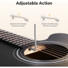 Donner EC2077 Mini Jumbo Cutaway Akustik Gitar Paketi (Transparent Black)<br>Fotoğraf: 2/5