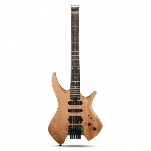 Donner HLX-500 Headless Elektro Gitar (Natural), Fotoğraf: 1/2