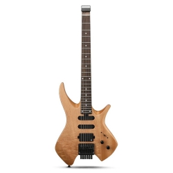 Donner HLX-500 Headless Elektro Gitar (Natural)