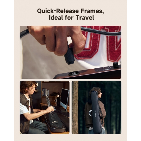 Donner Hush-C Silent Klasik Gitar (Siyah)<br>Fotoğraf: 10/10