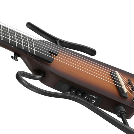 Donner Hush-C Silent Klasik Gitar (Sunburst)<br>Fotoğraf: 5/10