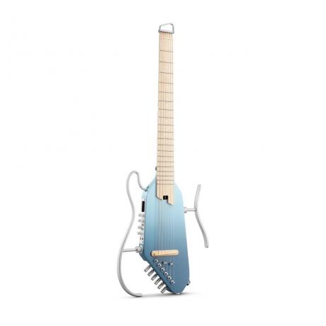 Donner Hush-I Pro Elektro Akustik Gitar (Hawaiian Blue)<br>Fotoğraf: 2/6