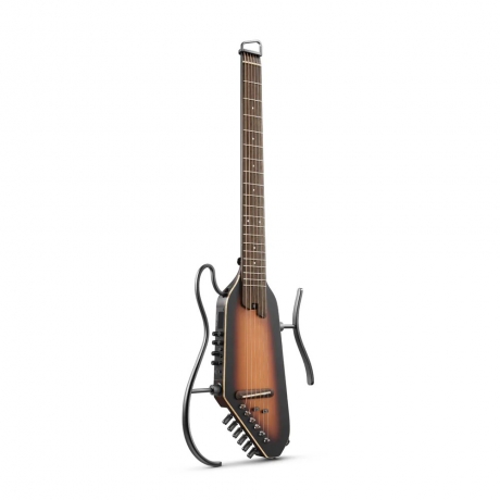 Donner Hush-I Pro Elektro Akustik Gitar (Sunburst)<br>Fotoğraf: 3/9