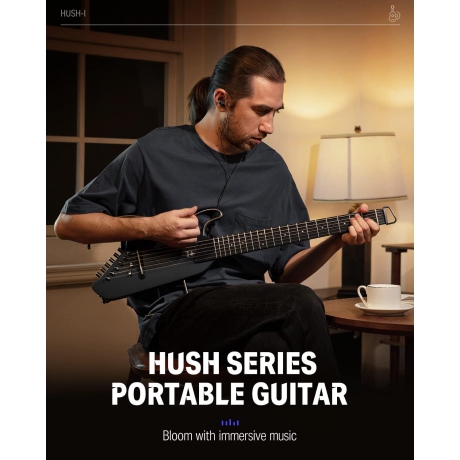 Donner HUSH-I Silent Gitar (Siyah)<br>Fotoğraf: 7/7