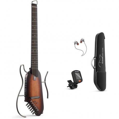 Donner HUSH-I Silent Gitar (Sunburst )<br>Fotoğraf: 1/4