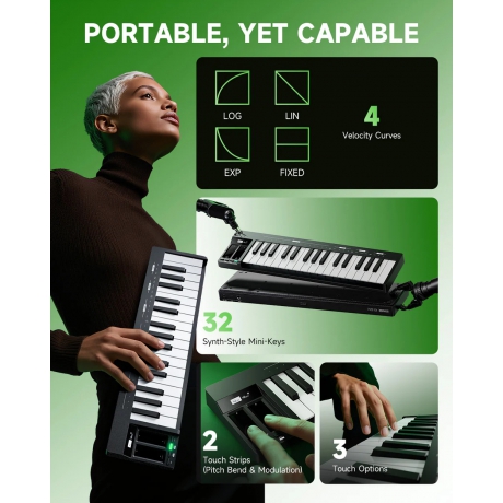 Donner KB-32 MIDI Klavye<br>Fotoğraf: 7/9