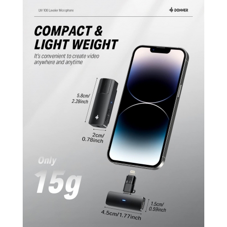 Donner Lavalier Mikrofon 100<br>Fotoğraf: 8/8