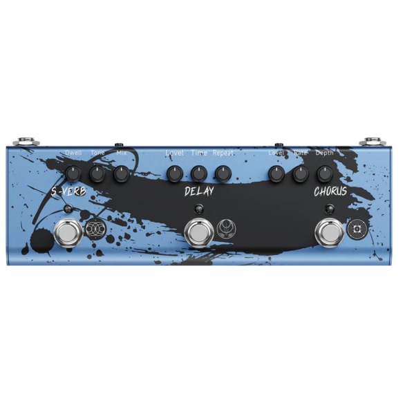Donner MIYAVI Signature Azure Edge Triple Efekt Pedal, Fotoğraf: 1/3