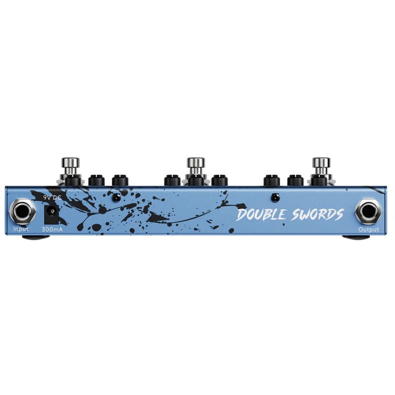 Donner × MIYAVI Chorus・Delay・Reverb Donner MIYAVI Signature Azure Edge Triple Efekt Pedal | doremusic