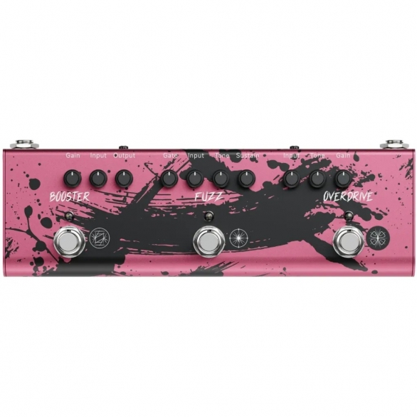 Donner Miyavi Signature Bloodsteel Triple Gitar Pedalı, Fotoğraf: 1/3