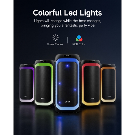 Donner Moukey Moukey Portable Bluetooth Karaoke Makinesi<br>Fotoğraf: 4/6