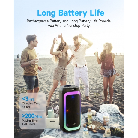 Donner Moukey Moukey Portable Bluetooth Karaoke Makinesi<br>Fotoğraf: 5/6