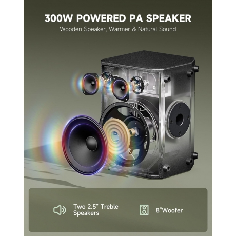 Donner Mt-1 Taşınabilir Bluetooth Amfi & PA Sistem<br>Fotoğraf: 2/6