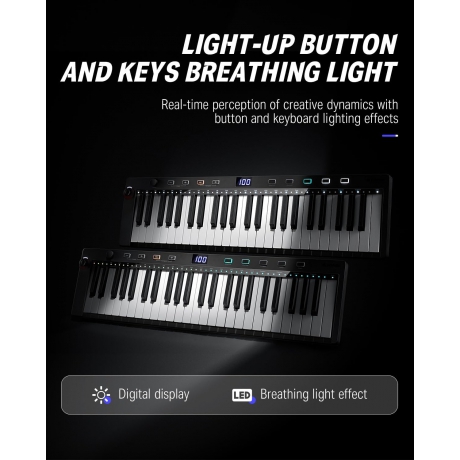 Donner N-49 MIDI Klavye<br>Fotoğraf: 3/8