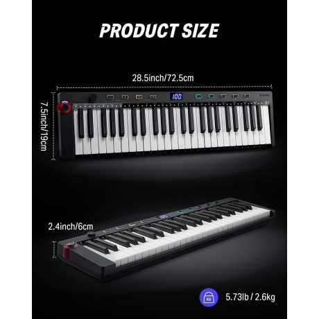 Donner N-49 MIDI Klavye<br>Fotoğraf: 8/8