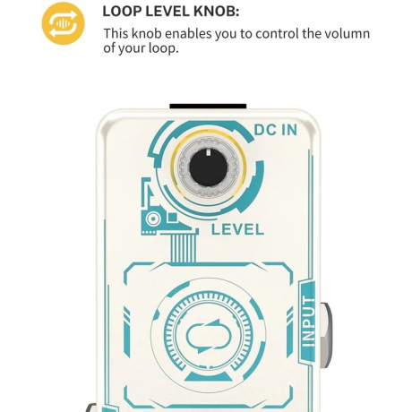 Donner One Looper Pedal<br>Fotoğraf: 4/6