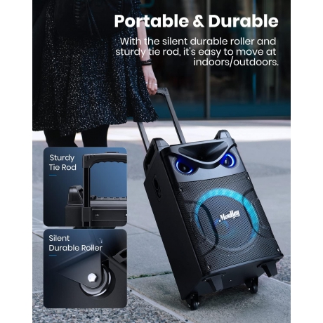 Donner Pa System Woofer Moukey Karaoke Makinesi<br>Fotoğraf: 7/7