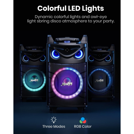 Donner Pa System Woofer Moukey Karaoke Makinesi<br>Fotoğraf: 4/7