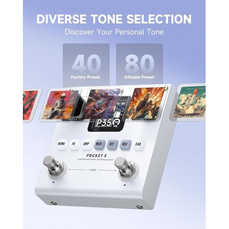 Donner Pocket X Multi Efekt Pedalı<br>Fotoğraf: 3/7