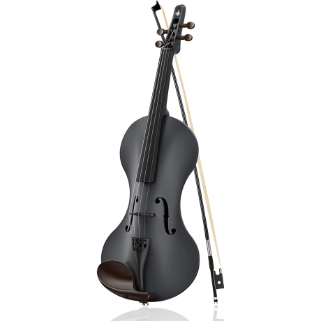 Donner Rising-v Carbon Fiber 4/4 Keman Seti (Gri)<br>Fotoğraf: 1/1