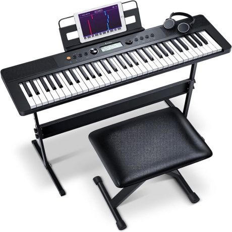 Donner SD-10 Taşınabilir Dijital Piyano (Siyah)<br>Fotoğraf: 2/9