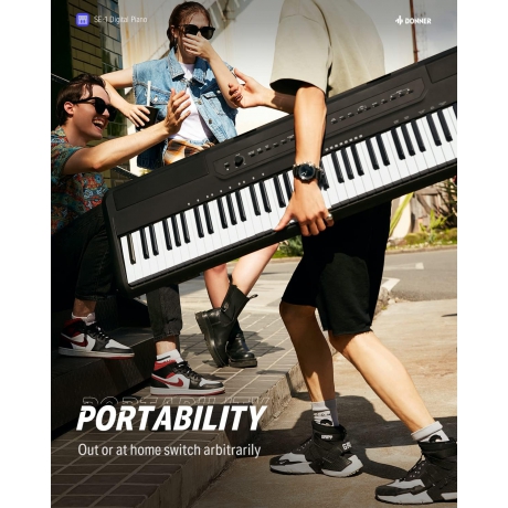 Donner SE-1 Dijital Piyano (Siyah)<br>Fotoğraf: 7/7