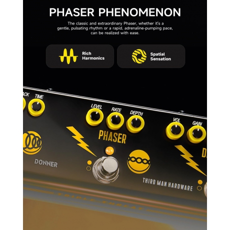Donner Triple Threat Multi Efekt Pedalı<br>Fotoğraf: 4/7